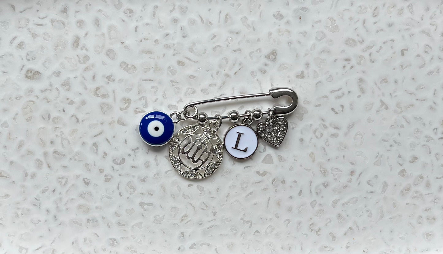 Silver Allah Pin 🧿