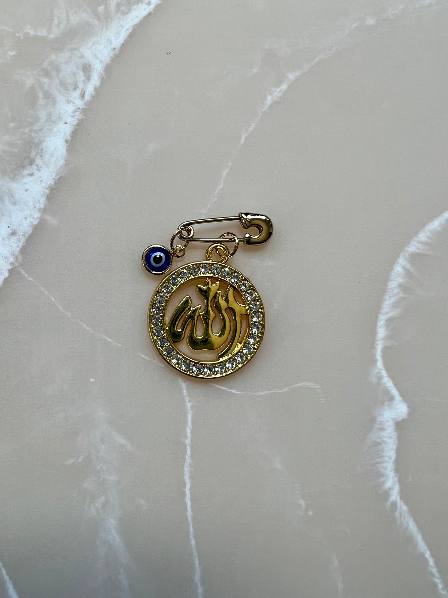 Mini Pin - Allah Diamond Charm